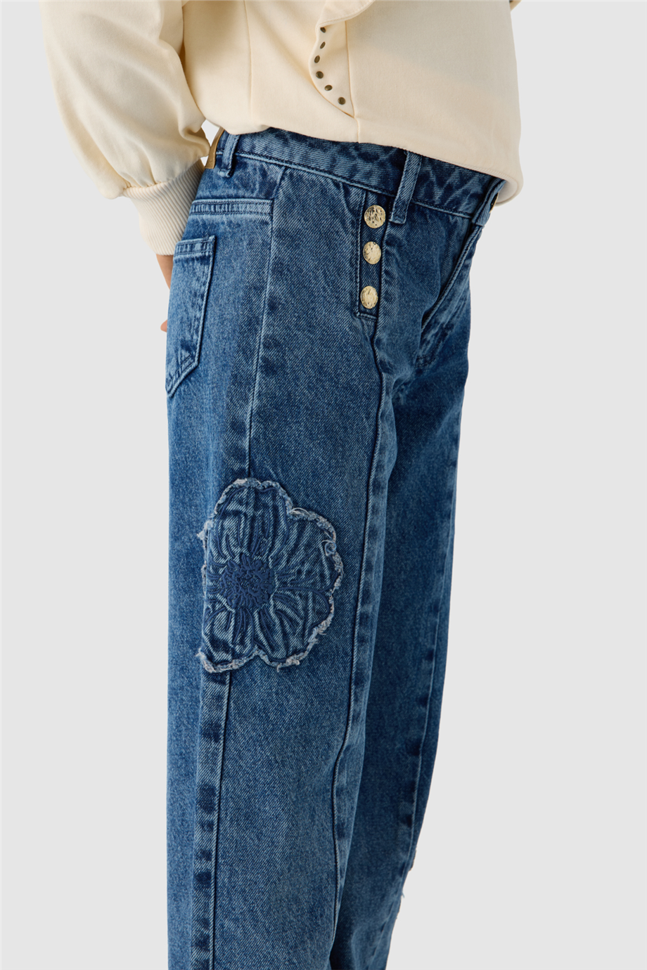 Tyess Kız Çocuk Denim PantolonTyess Kız Çocuk Denim Pantolon