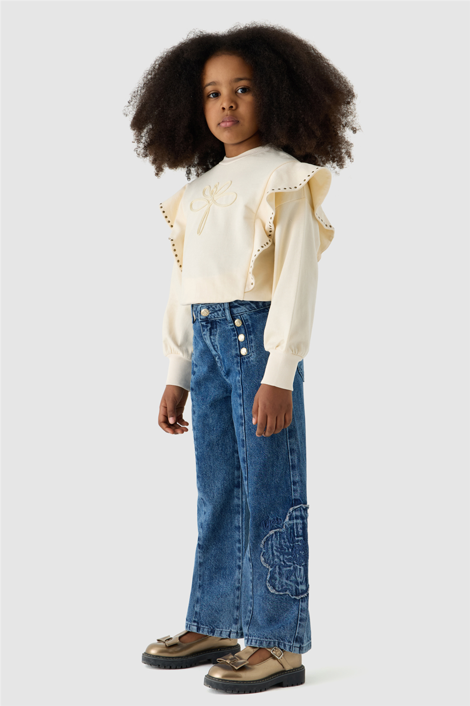 Tyess Kız Çocuk Denim PantolonTyess Kız Çocuk Denim Pantolon
