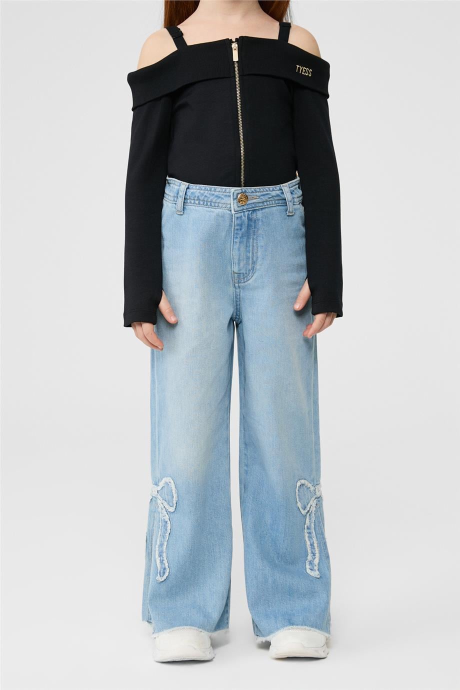Tyess Kız Çocuk Denim PantolonTyess Kız Çocuk Denim Pantolon