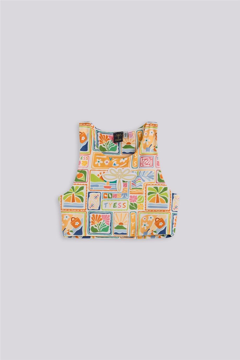 Tyess Kız Çocuk Desenli AtletTyess Kız Çocuk Desenli Atlet