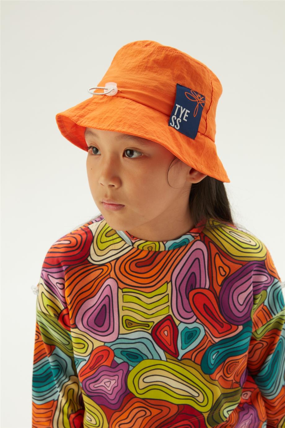 Tyess Kız Çocuk Desenli Bluz