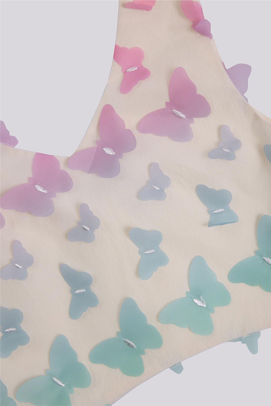 Tyess Kız Çocuk Desenli BluzTyess Kız Çocuk Desenli Bluz