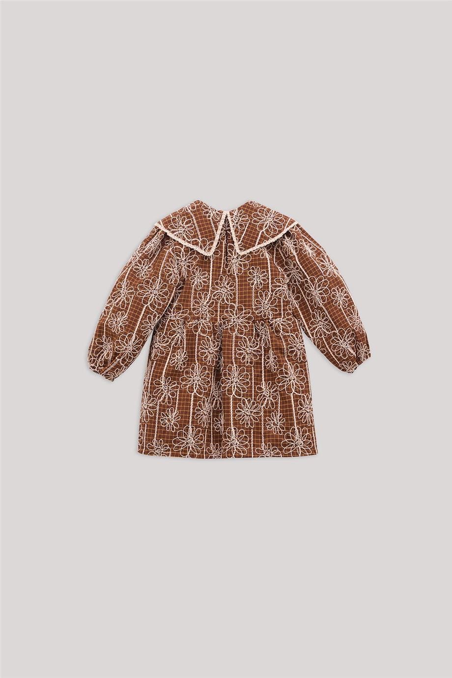 Tyess Kız Çocuk Desenli Elbise