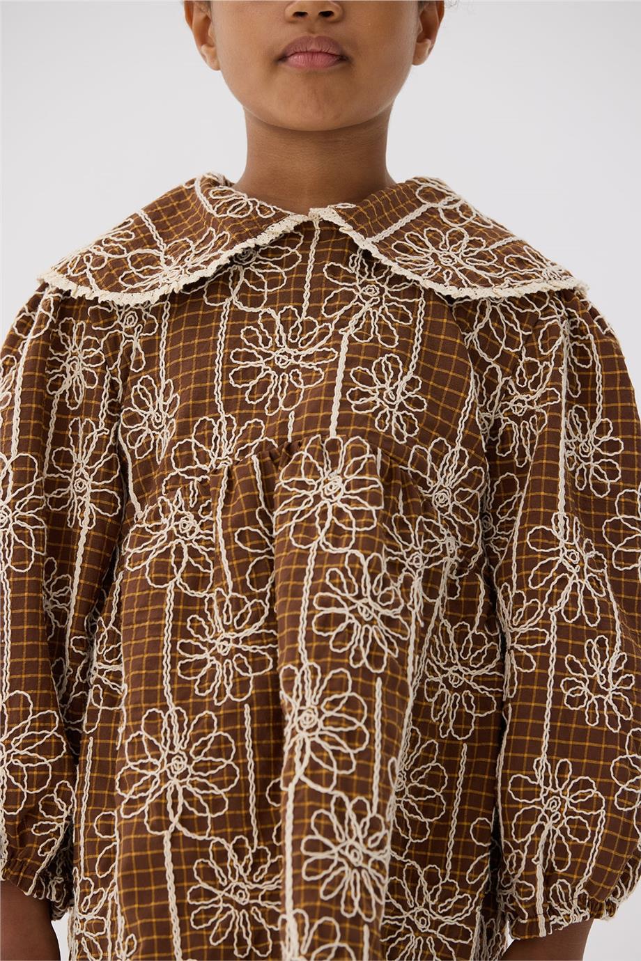 Tyess Kız Çocuk Desenli Elbise