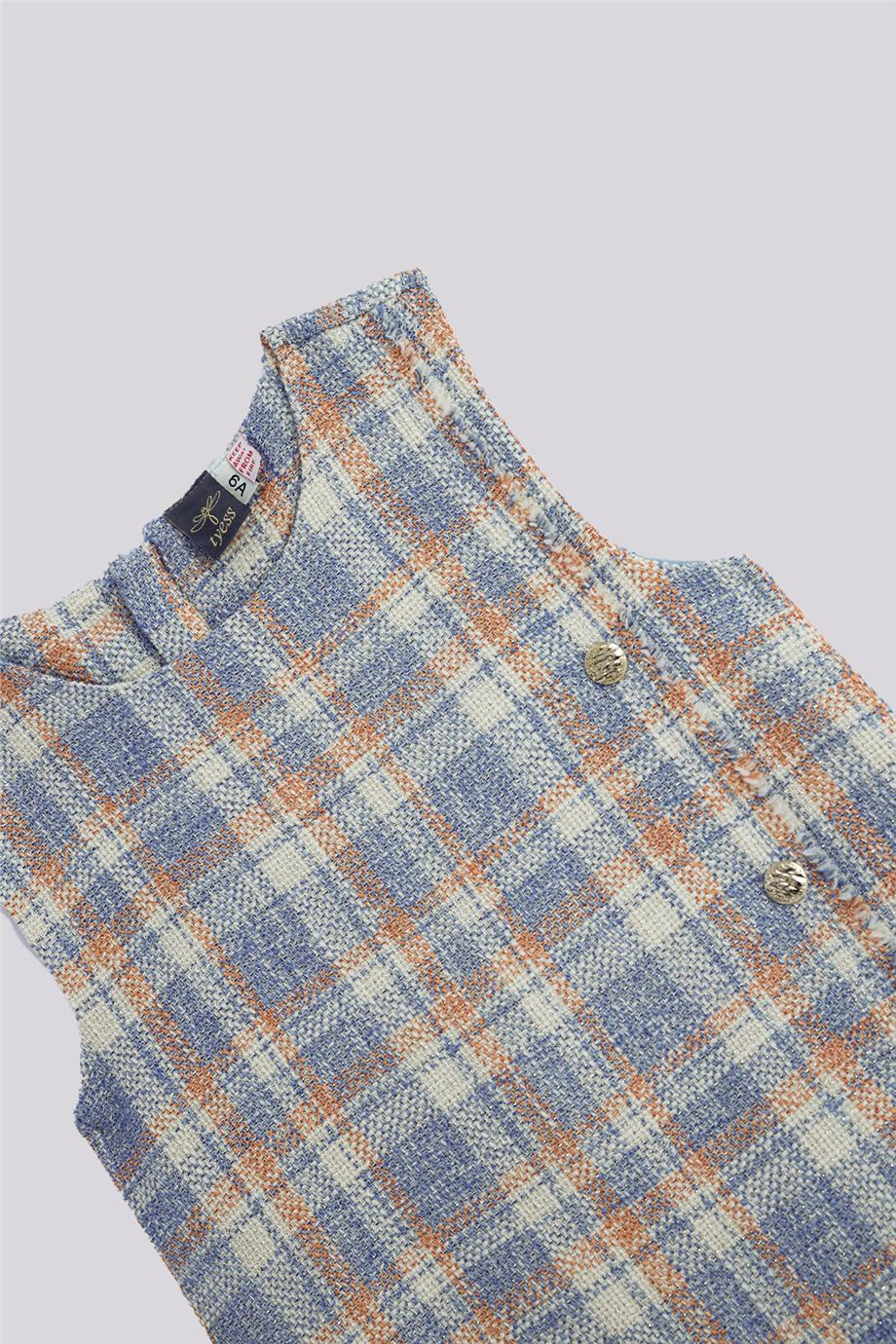 Tyess Kız Çocuk Desenli ElbiseTyess Kız Çocuk Desenli Elbise