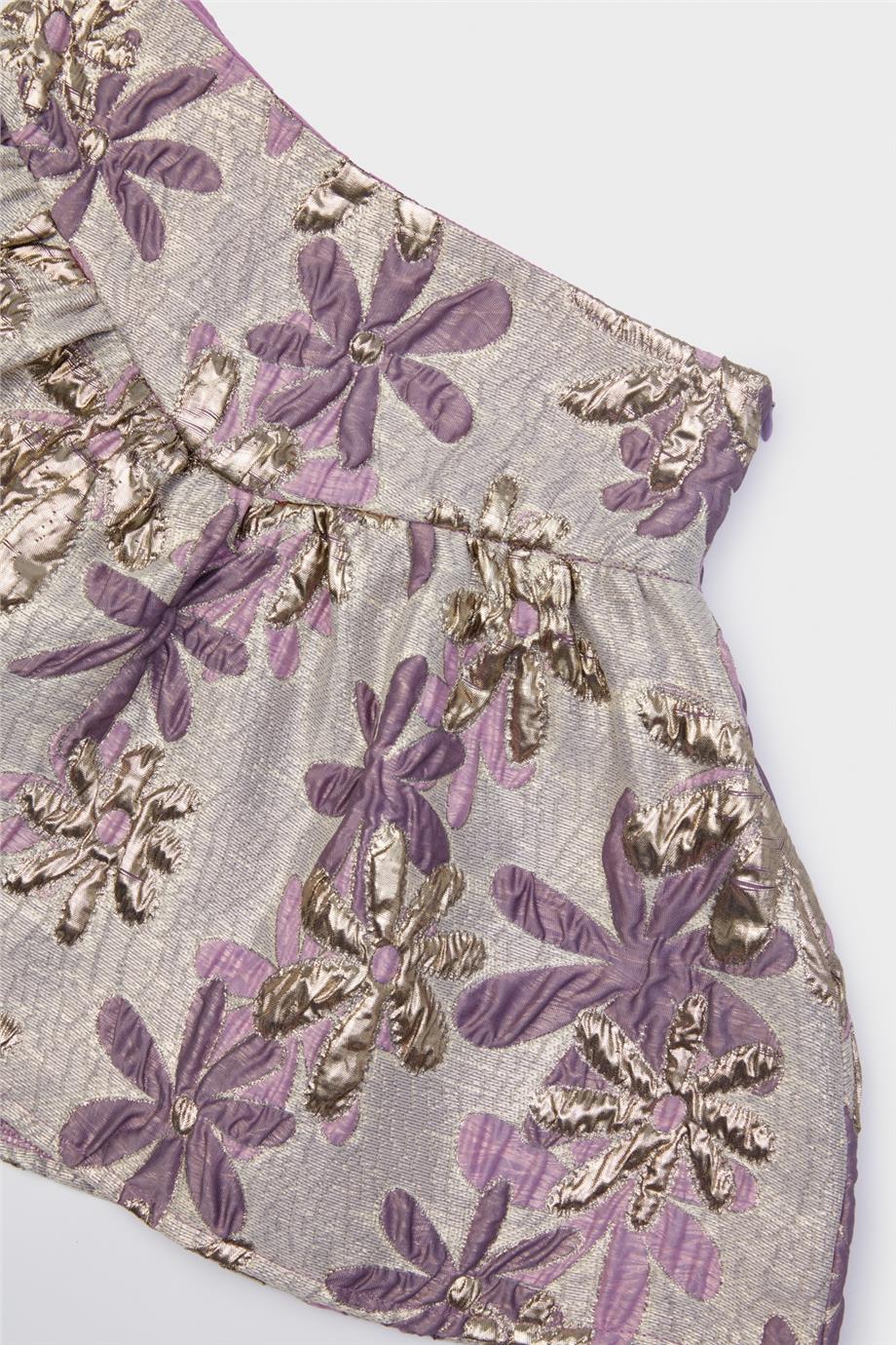 Tyess Kız Çocuk Desenli Etek