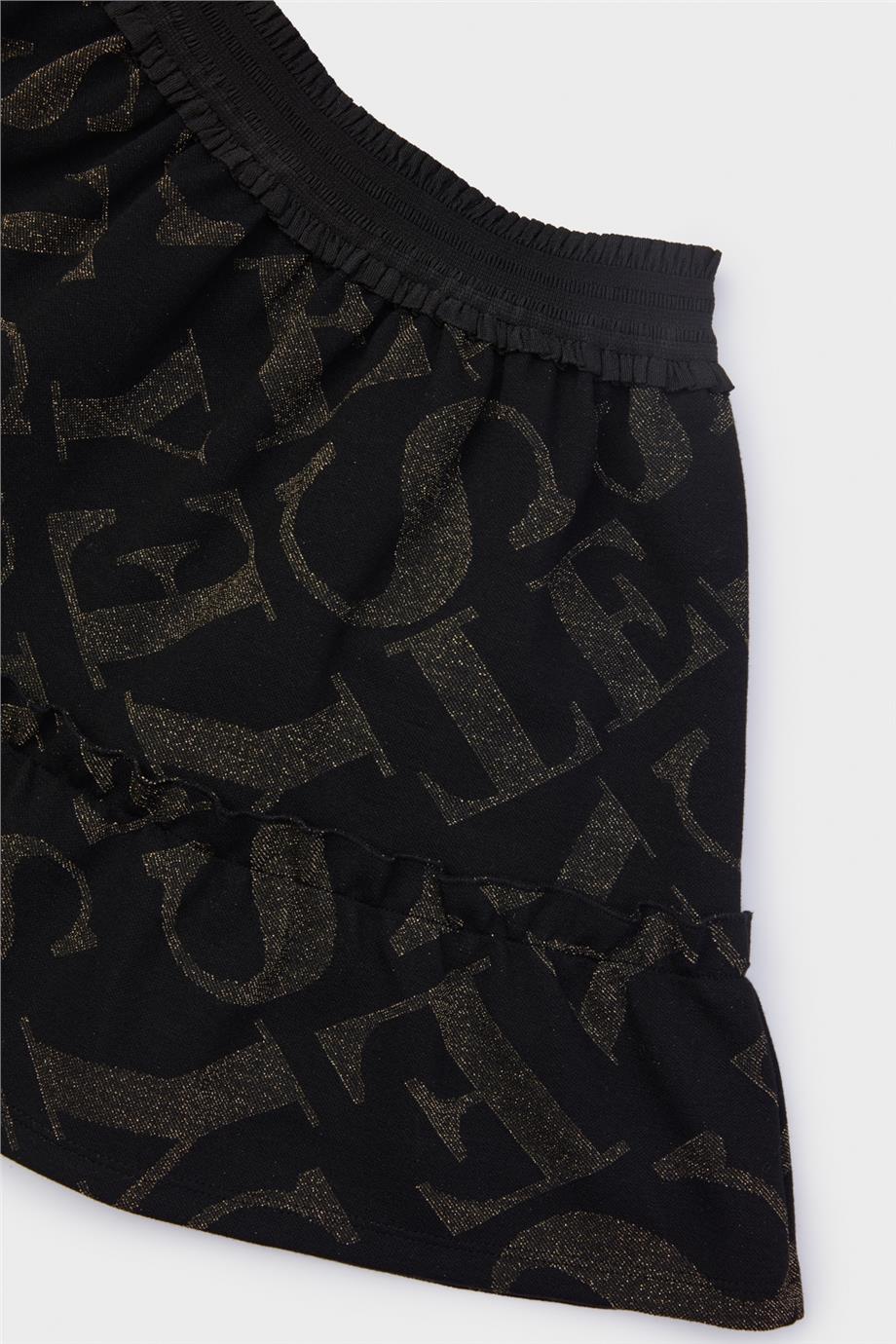 Tyess Kız Çocuk Desenli Etek