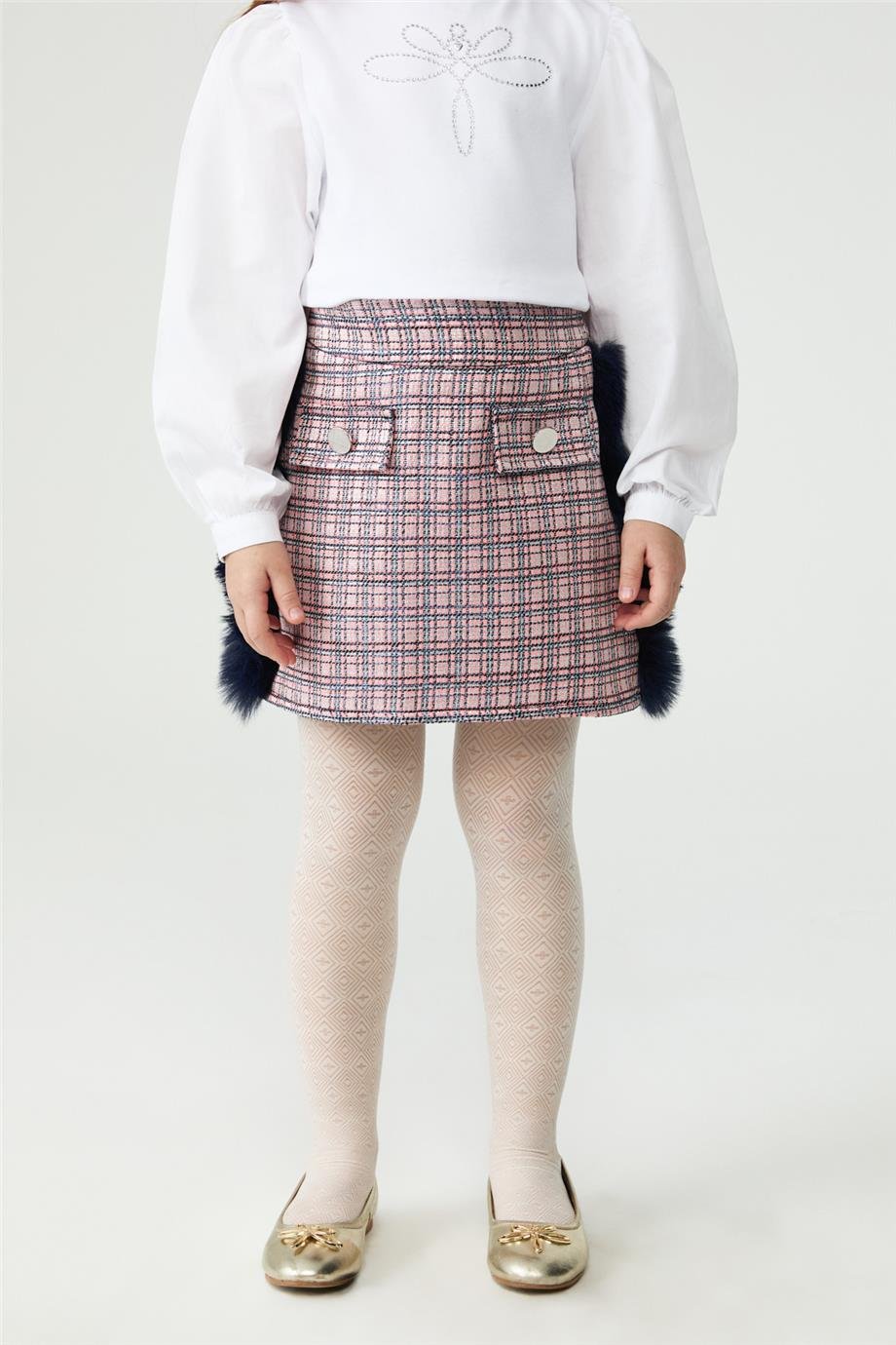 Tyess Girl Patterned SkirtTyess Girl Patterned Skirt