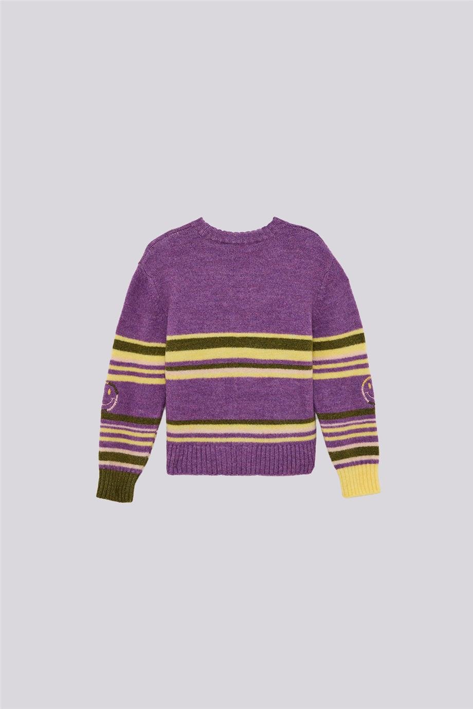 Tyess Kız Çocuk Desenli KazakTyess Kız Çocuk Desenli Kazak