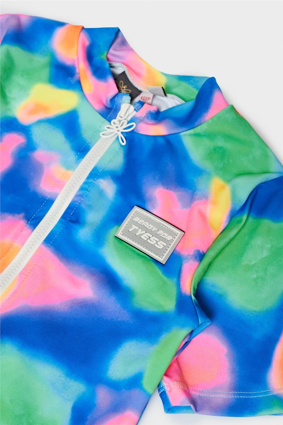 Tyess Kız Çocuk Desenli Mayo