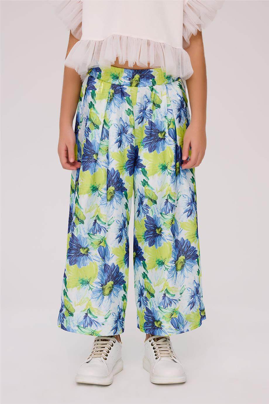 Tyess Kız Çocuk Desenli PantolonTyess Kız Çocuk Desenli Pantolon