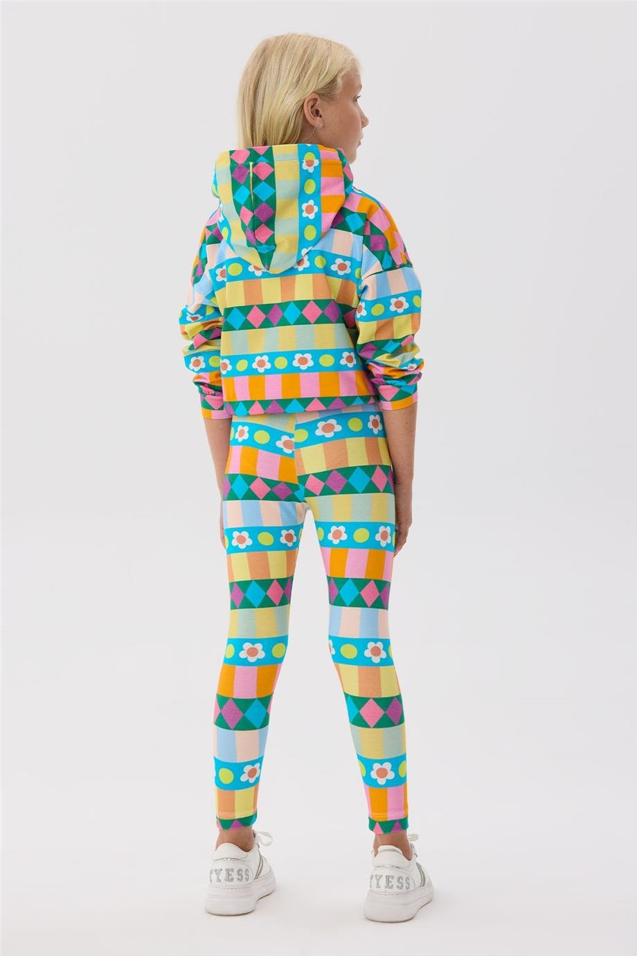 Tyess Kız Çocuk Desenli Tayt