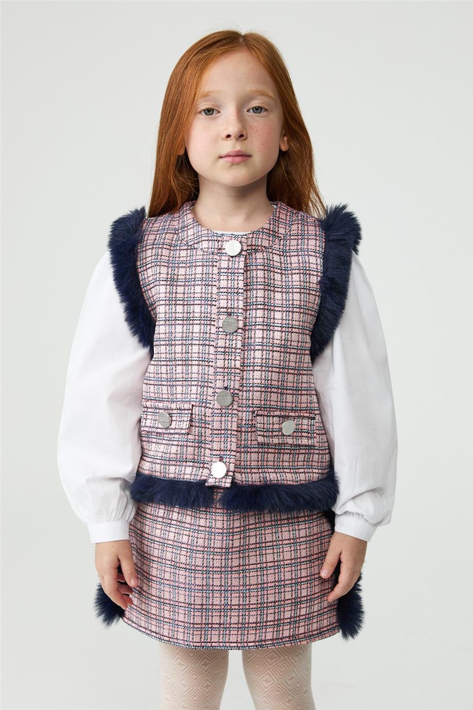 Tyess Girl Patterned VestTyess Girl Patterned Vest