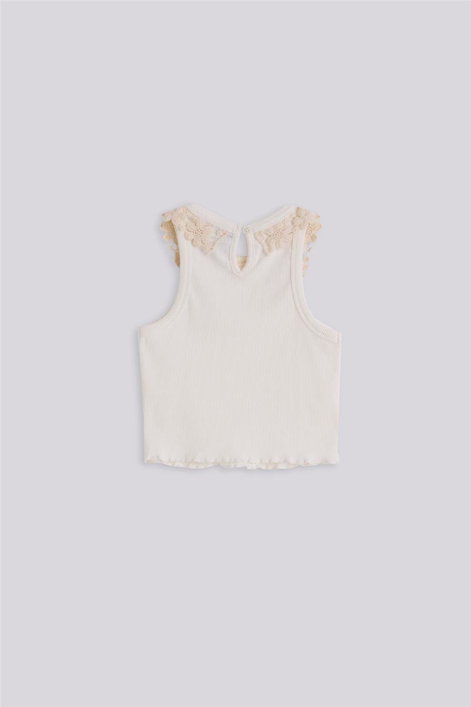 Tyess Kız Çocuk Ekru AtletTyess Kız Çocuk Ekru Atlet