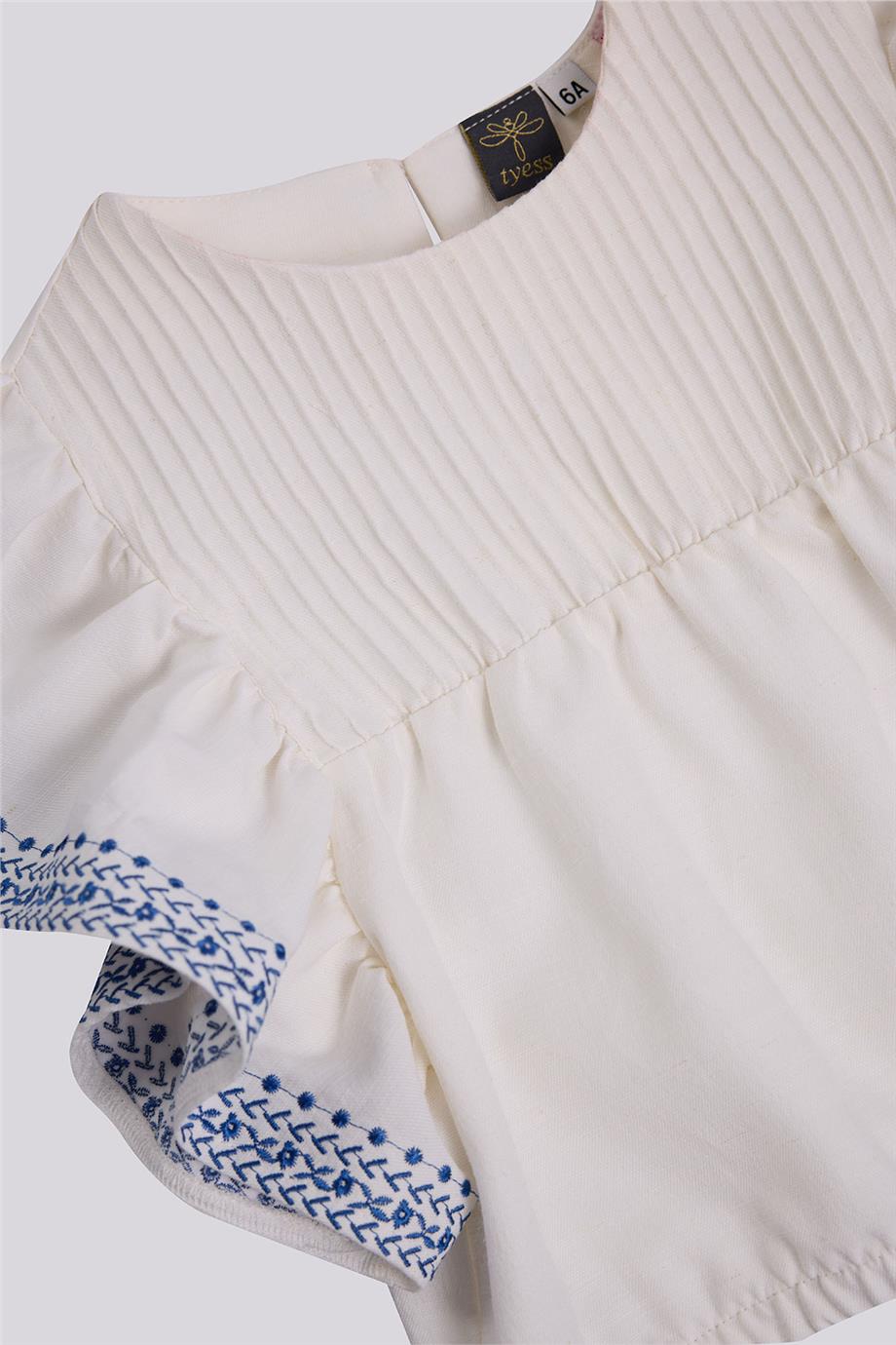 Tyess Girl Ecru BlouseTyess Girl Ecru Blouse