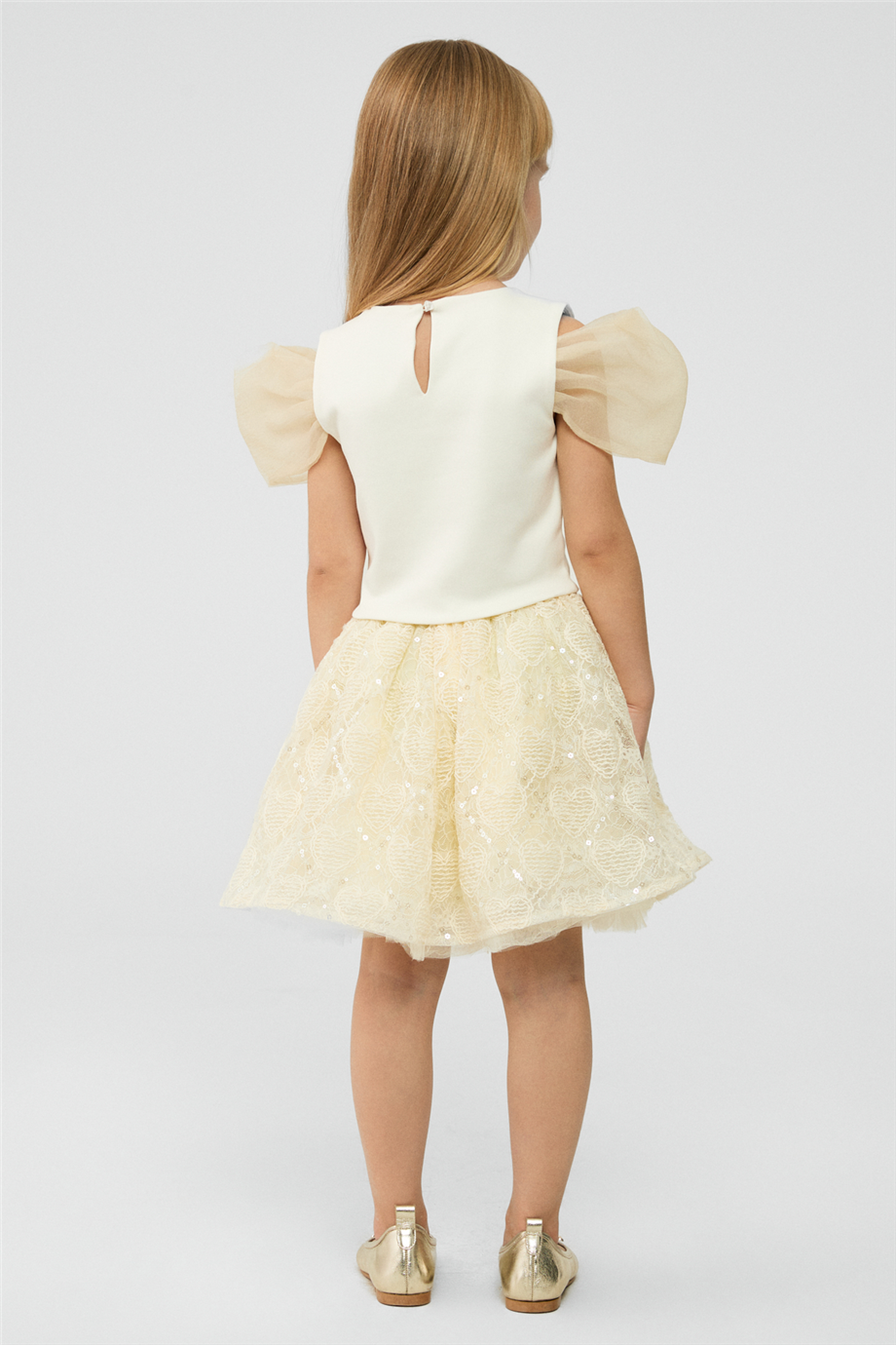 Tyess Girl Ecru BlouseTyess Girl Ecru Blouse
