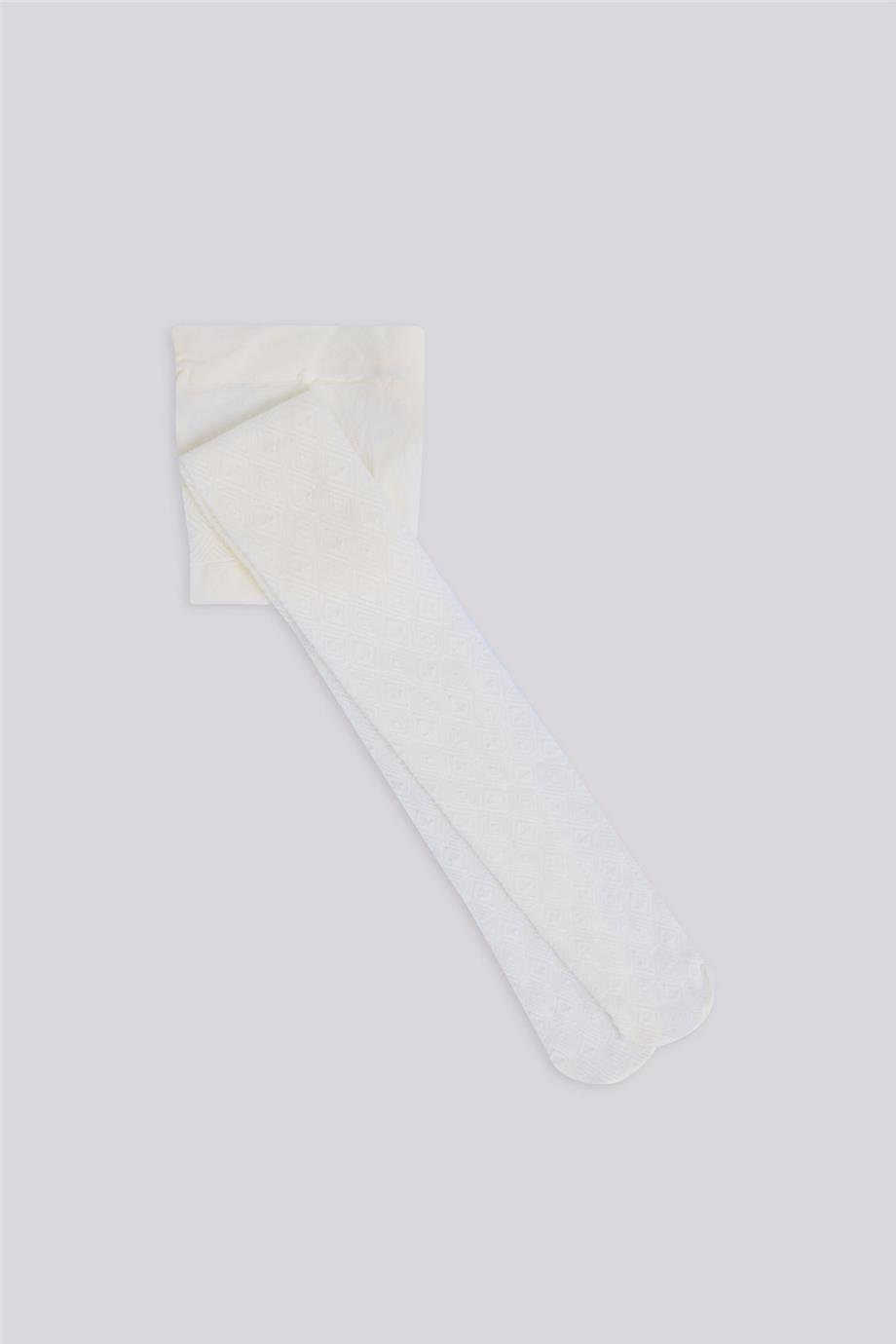 Tyess Kız Çocuk Ekru ÇorapTyess Kız Çocuk Ekru Çorap
