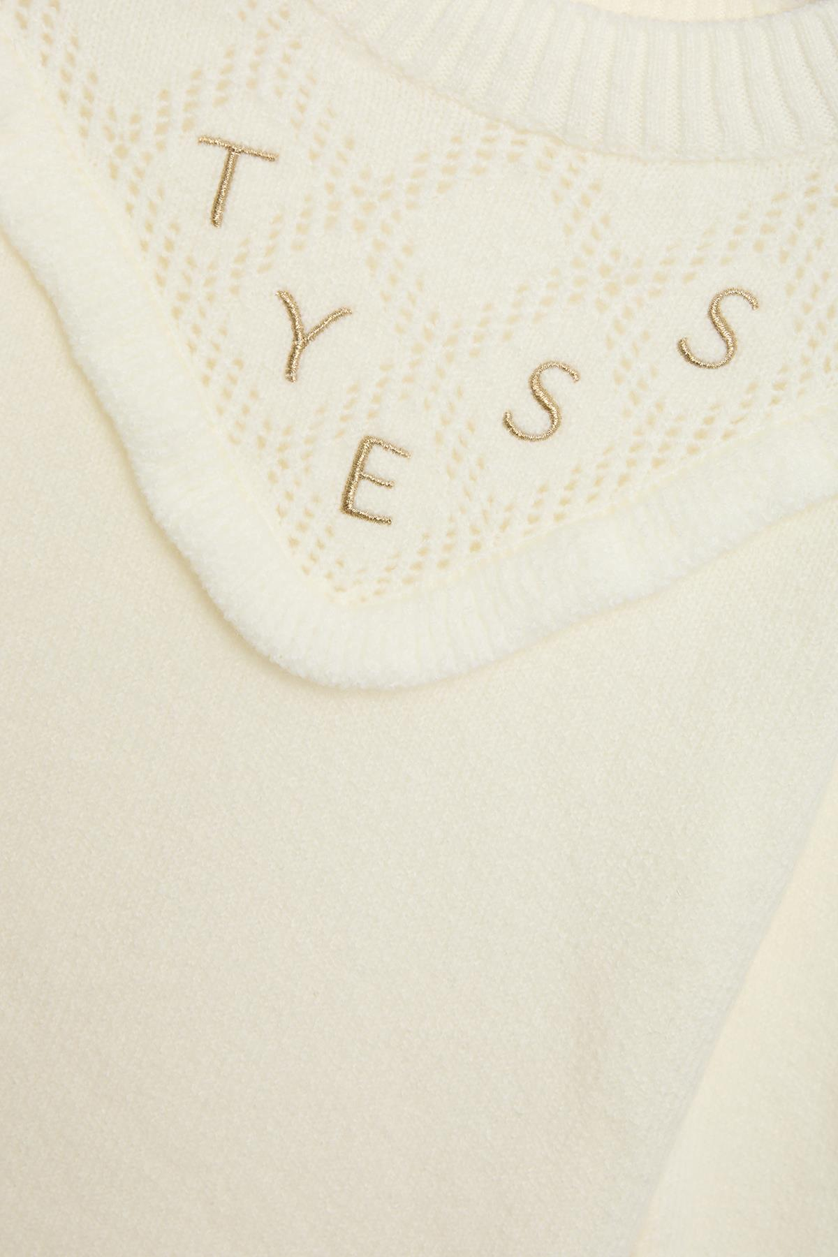 Tyess Girl Ecru SweaterTyess Girl Ecru Sweater