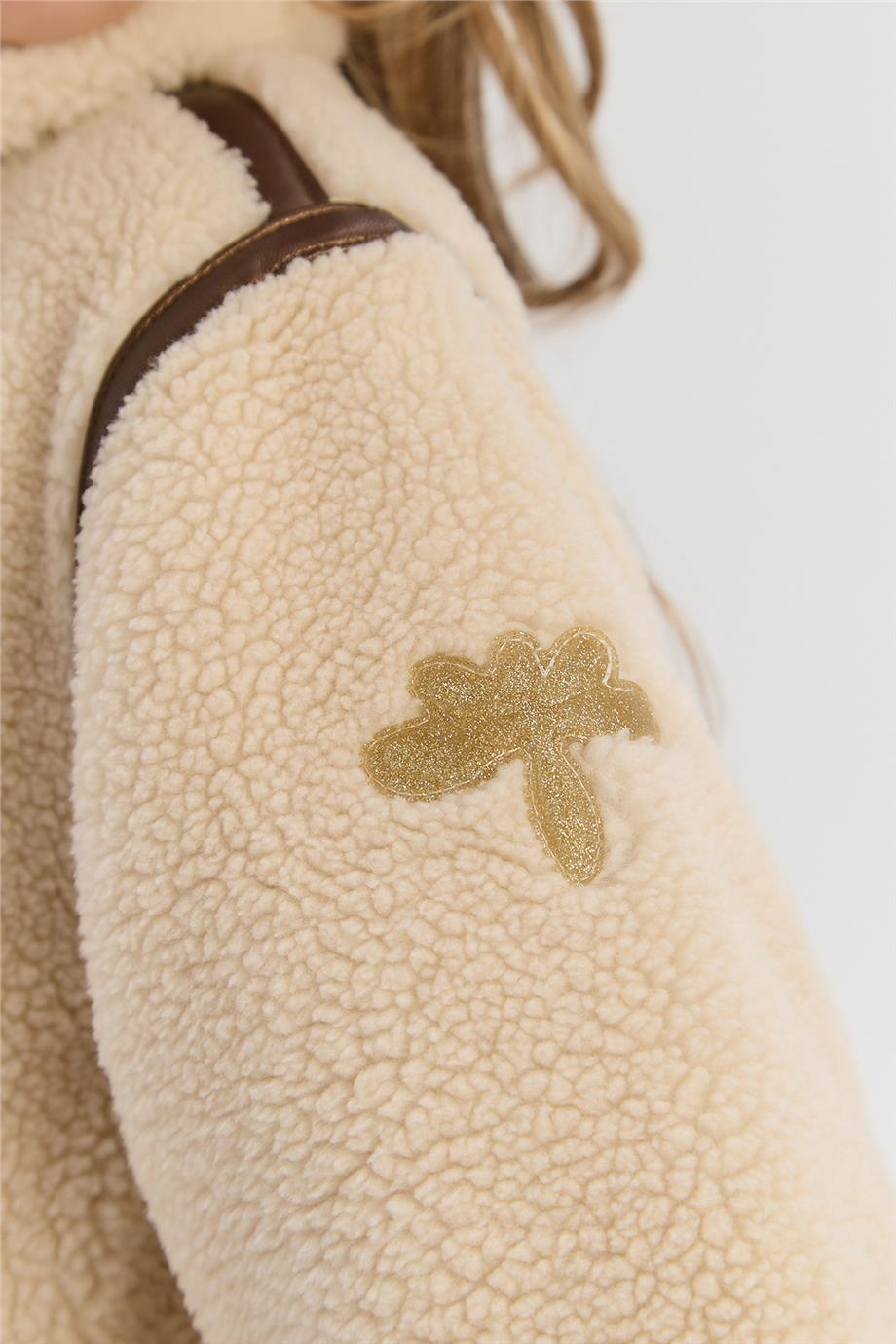 Tyess Kız Çocuk Ekru MontTyess Kız Çocuk Ekru Mont