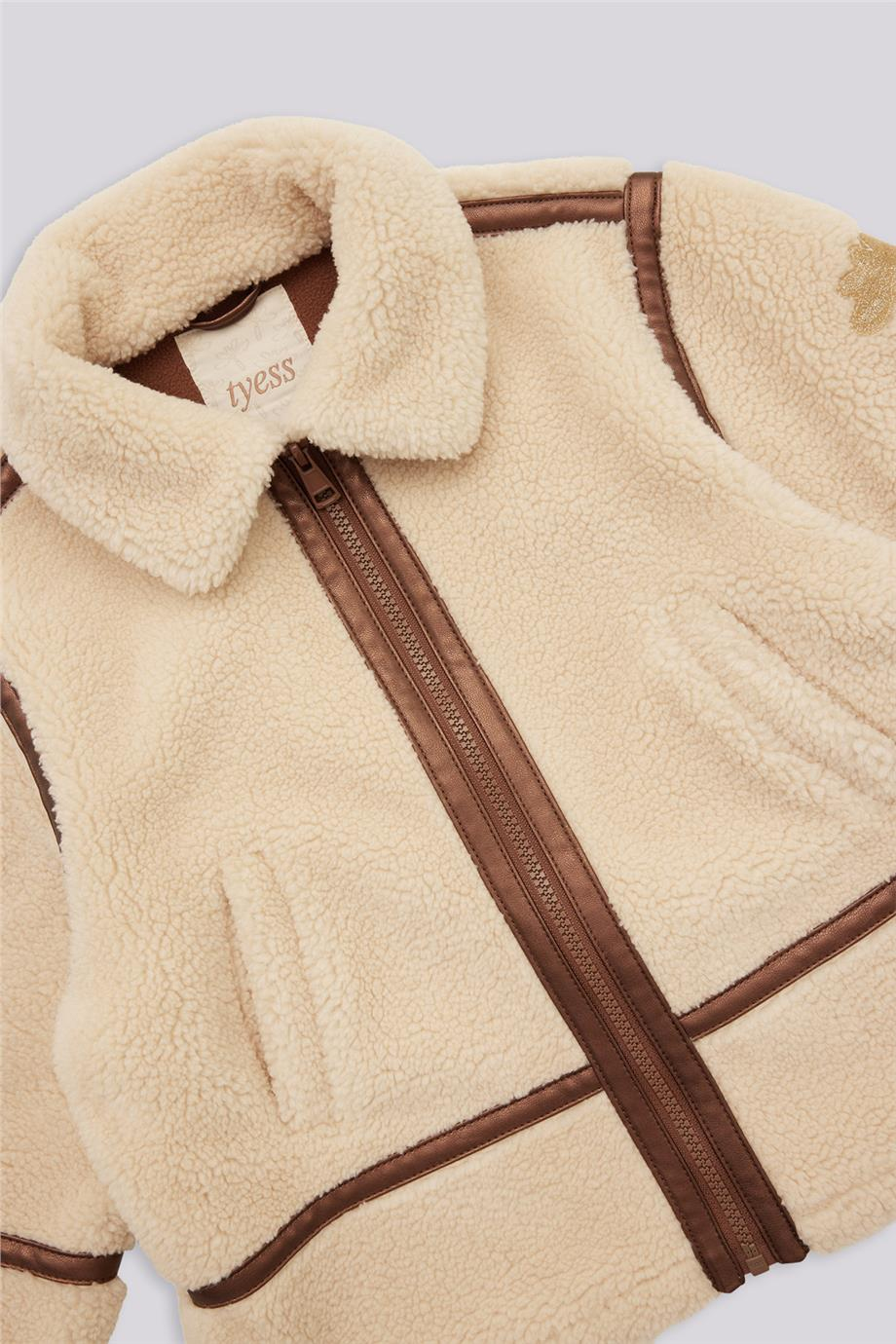 Tyess Kız Çocuk Ekru MontTyess Kız Çocuk Ekru Mont