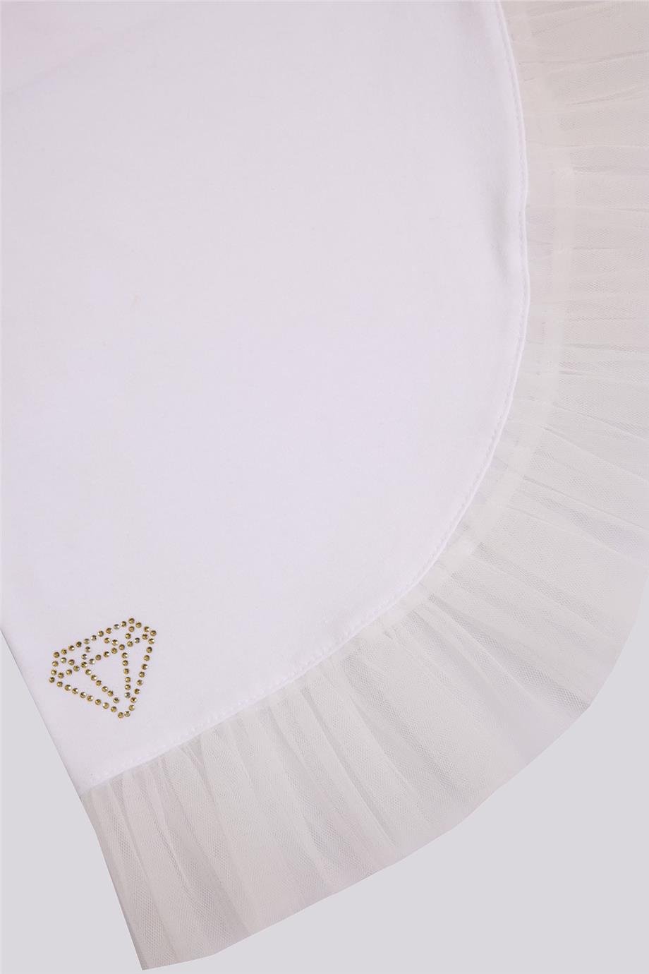 Tyess Girl Ecru ShortsTyess Girl Ecru Shorts