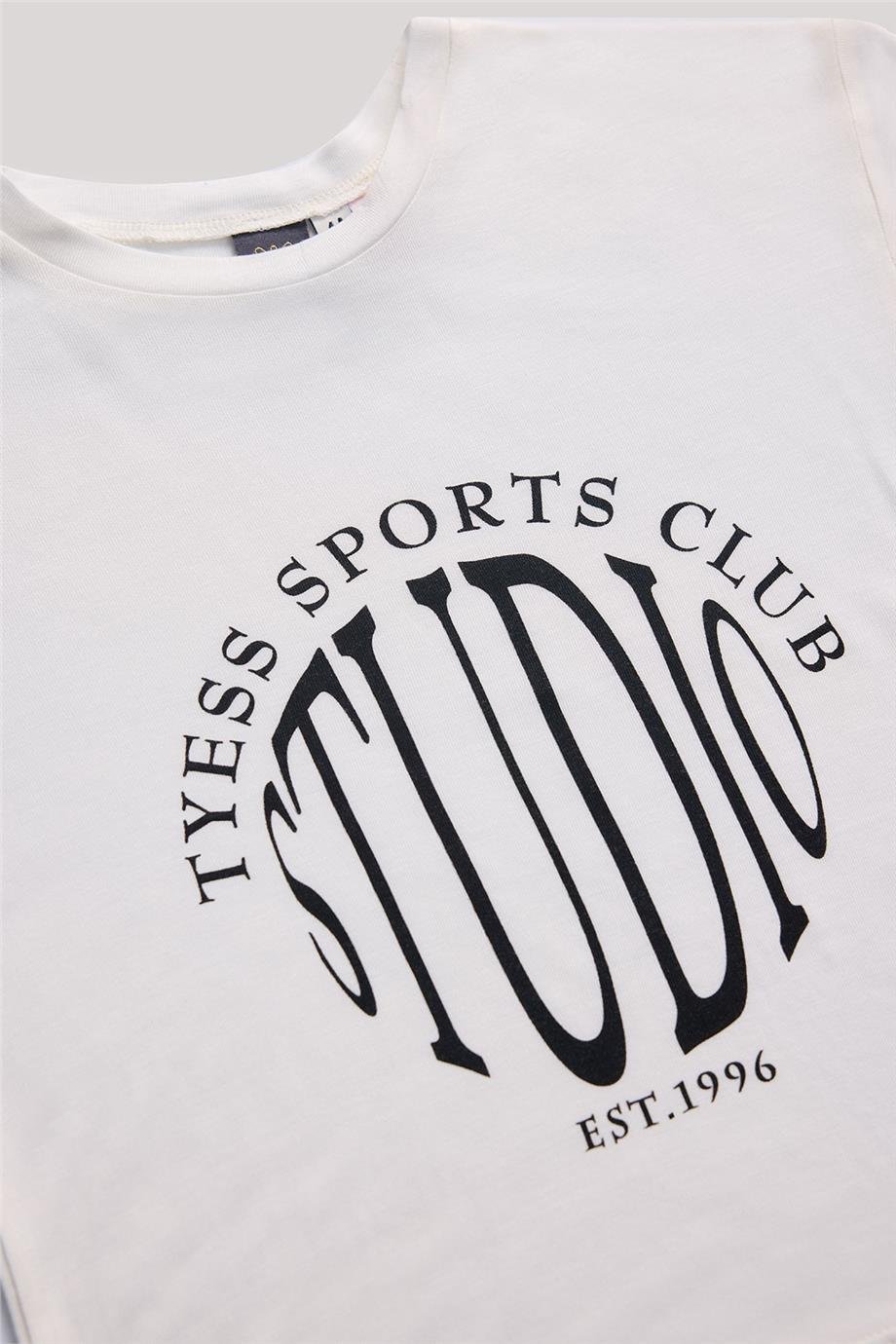 Tyess Kız Çocuk Ekru T-Shirt