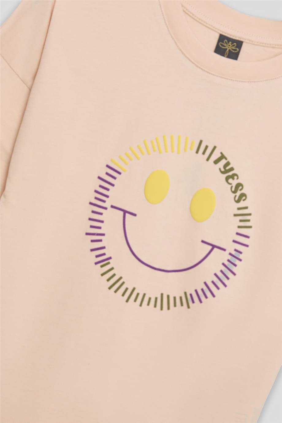 Tyess Kız Çocuk Ekru TişörtTyess Kız Çocuk Ekru Tişört