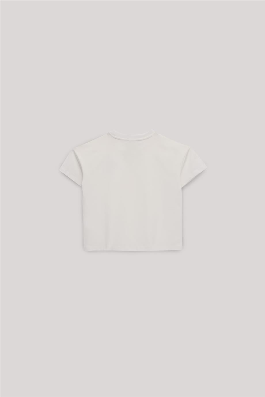 Tyess Girl Ecru Tshirt