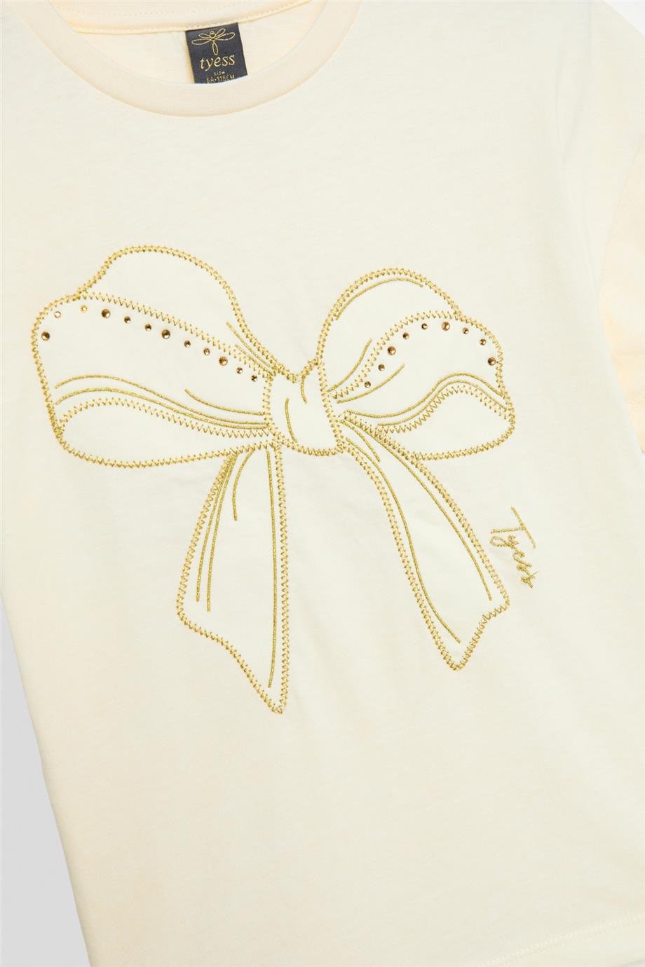 Tyess Girl Ecru TshirtTyess Girl Ecru Tshirt