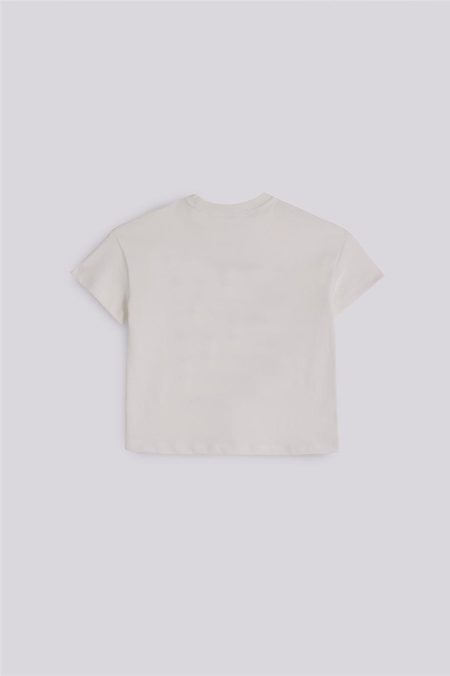 Tyess Kız Çocuk Ekru TshirtTyess Kız Çocuk Ekru Tshirt