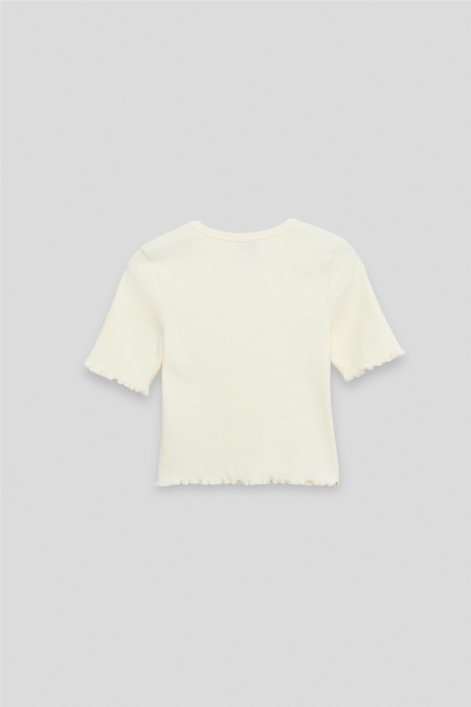 Tyess Kız Çocuk Ekru TshirtTyess Kız Çocuk Ekru Tshirt