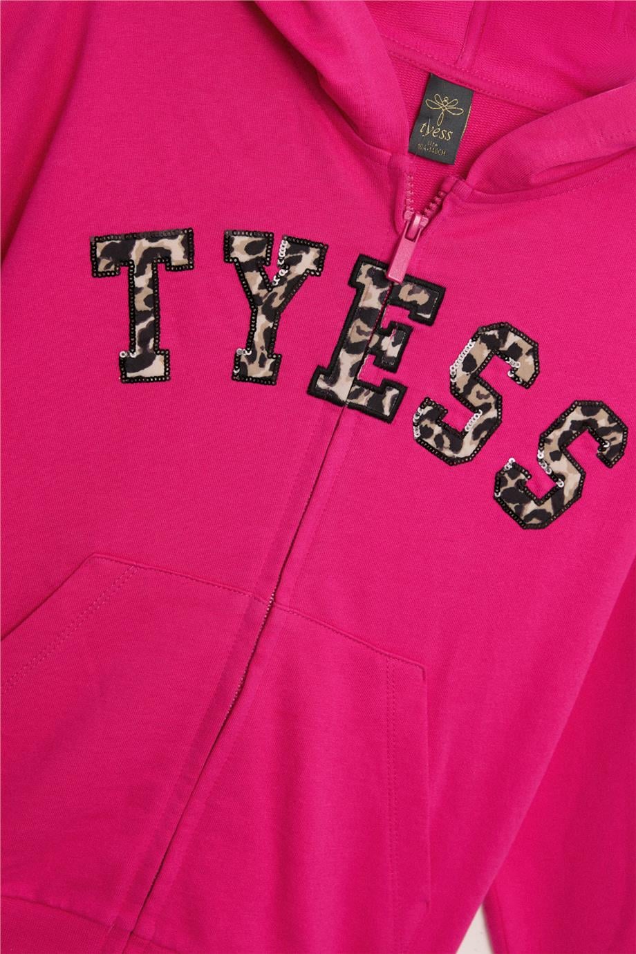 Tyess Girl Fusia Tracksuit TopTyess Girl Fusia Tracksuit Top