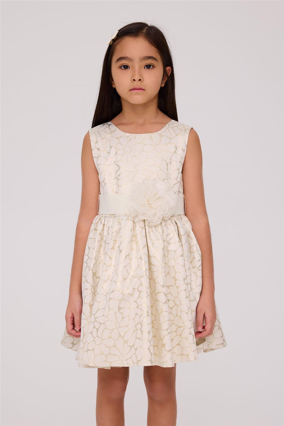 Tyess Kız Çocuk Gold ElbiseTyess Kız Çocuk Gold Elbise