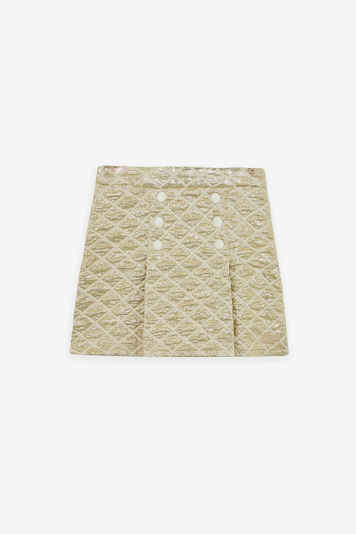 Tyess Girl Gold SkirtTyess Girl Gold Skirt