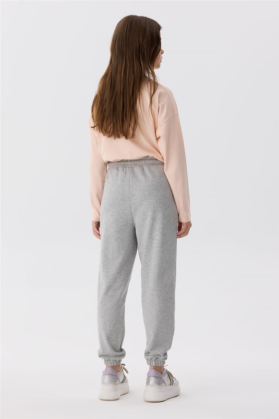 Tyess Kız Çocuk Gri Eşofman Altı