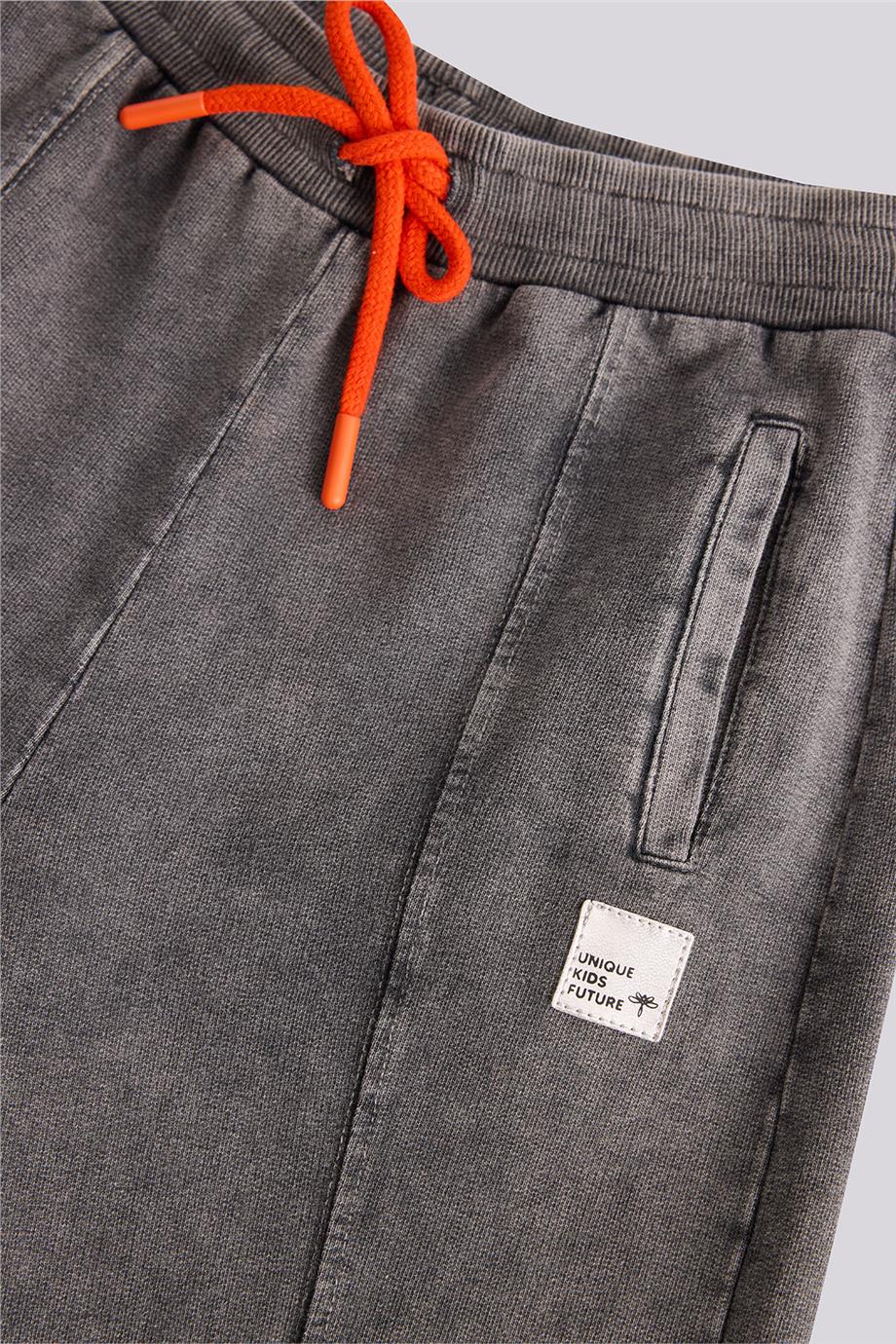 Tyess Kız Çocuk Gri Melanj Eşofman AltıTyess Kız Çocuk Gri Melanj Eşofman Altı