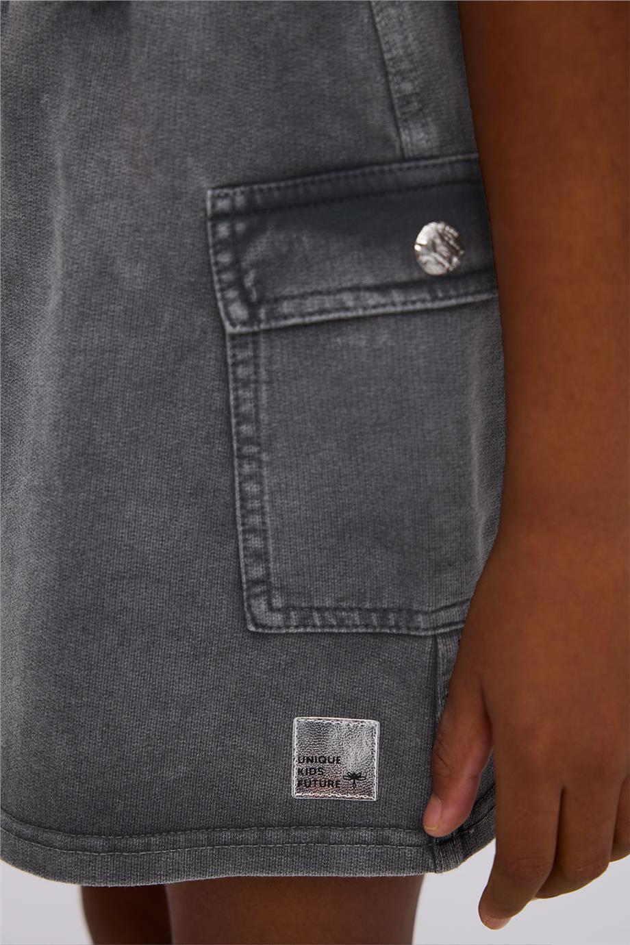 Tyess Kız Çocuk Gri Melanj EtekTyess Kız Çocuk Gri Melanj Etek