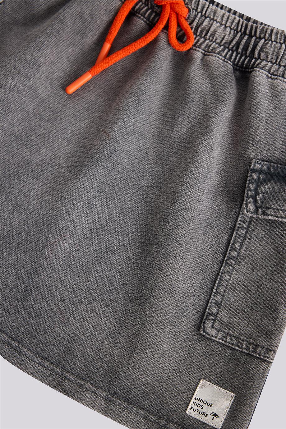 Tyess Kız Çocuk Gri Melanj EtekTyess Kız Çocuk Gri Melanj Etek