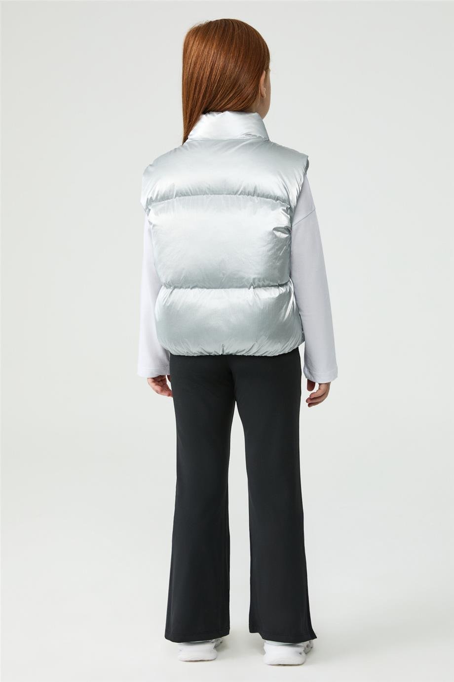 Tyess Girls Silver VestTyess Girls Silver Vest