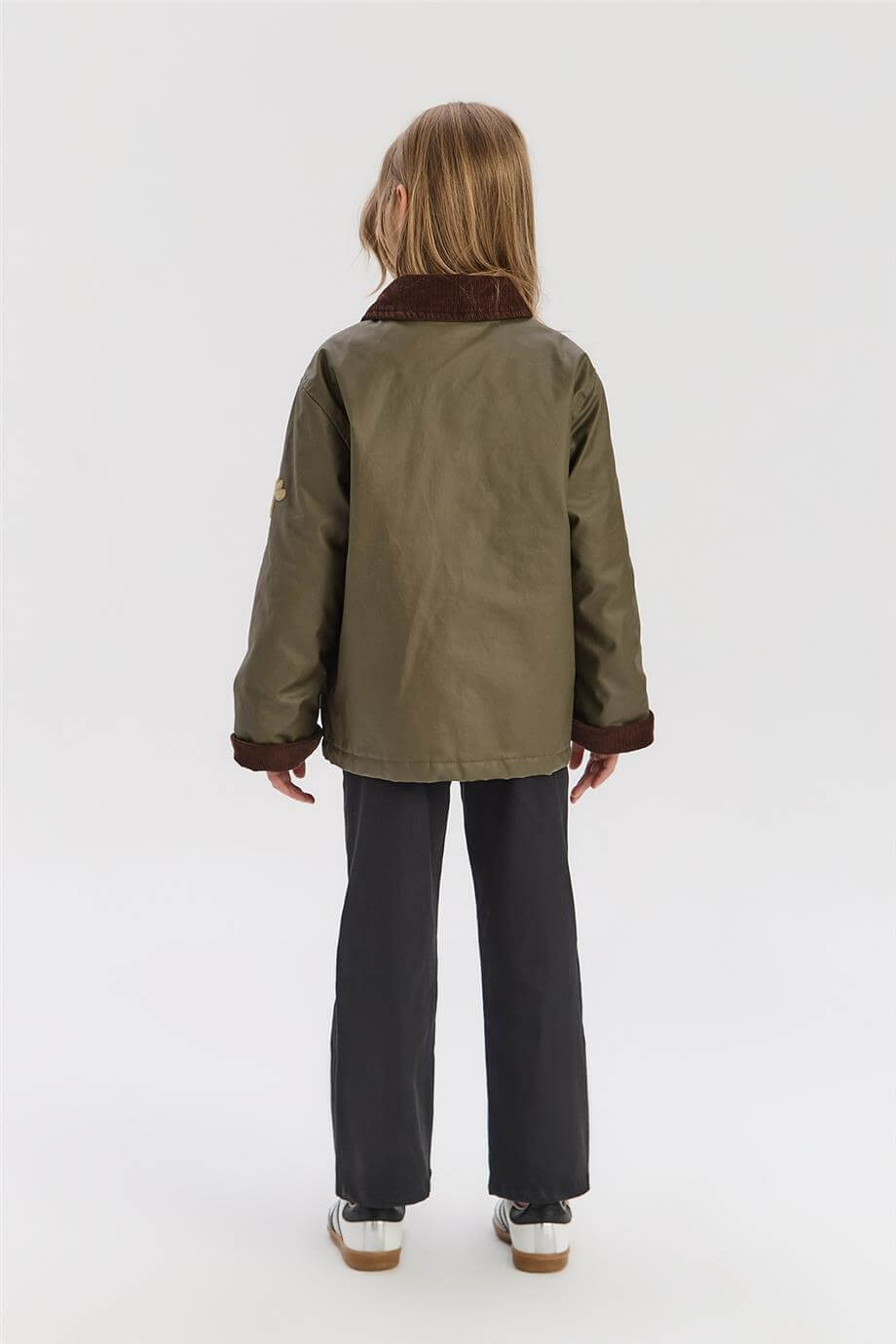 Tyess Kız Çocuk Haki MontTyess Kız Çocuk Haki Mont