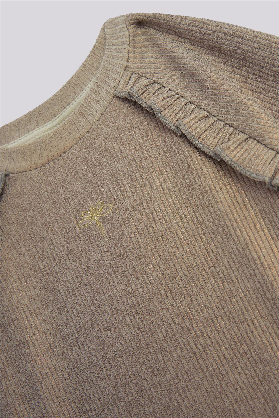 Tyess Kız Çocuk Kahve ElbiseTyess Kız Çocuk Kahve Elbise