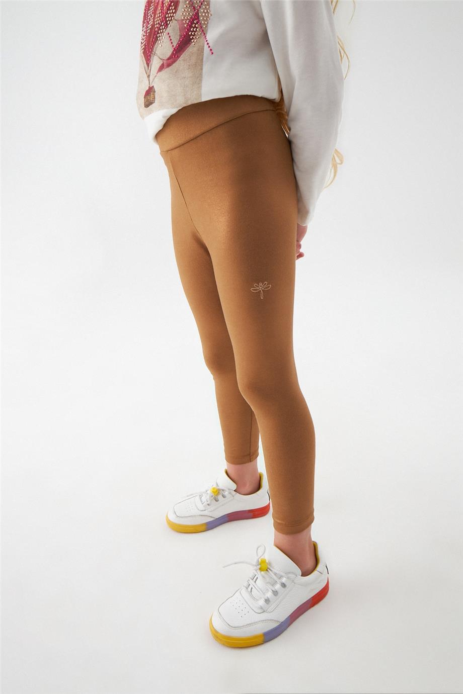 Tyess Kız Çocuk Kamel Tayt