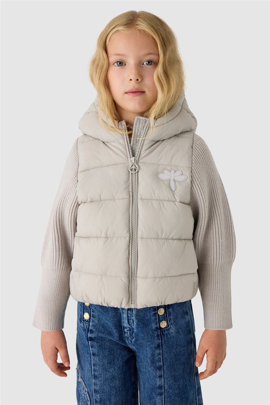 Tyess Kız Çocuk Kapüşonlu Oversize MontTyess Kız Çocuk Kapüşonlu Oversize Mont