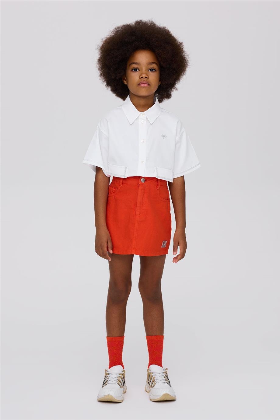 Tyess Kız Çocuk Kırmızı EtekTyess Kız Çocuk Kırmızı Etek