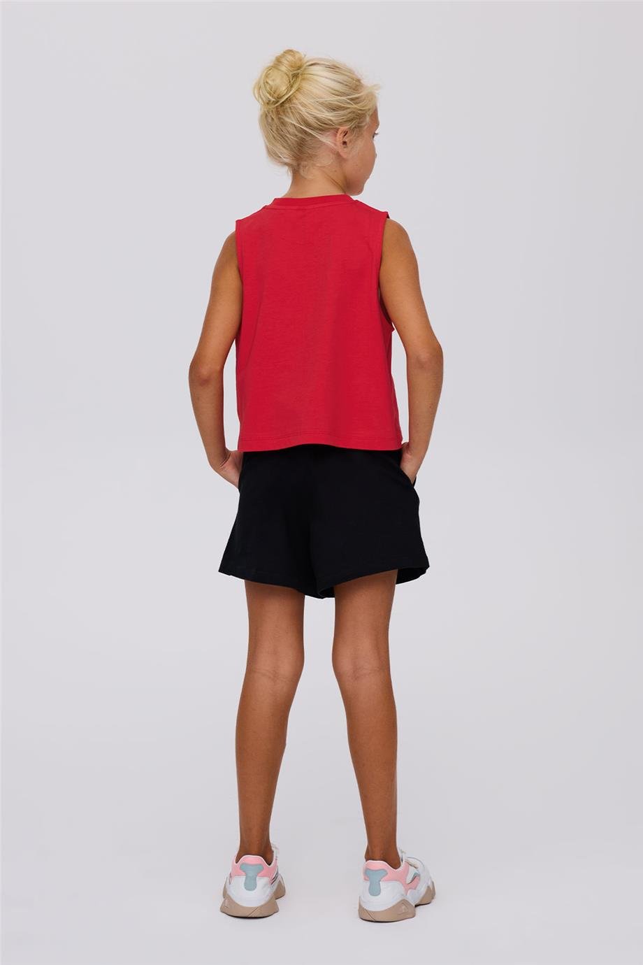 Tyess Kız Çocuk Kırmızı TshirtTyess Kız Çocuk Kırmızı Tshirt