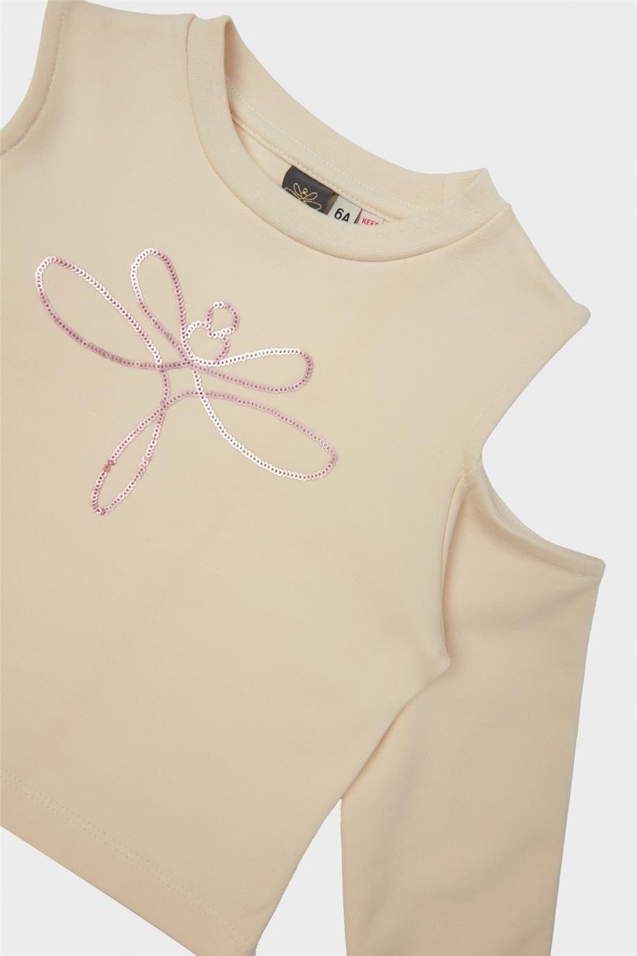 Tyess Kız Çocuk Krem Bluz