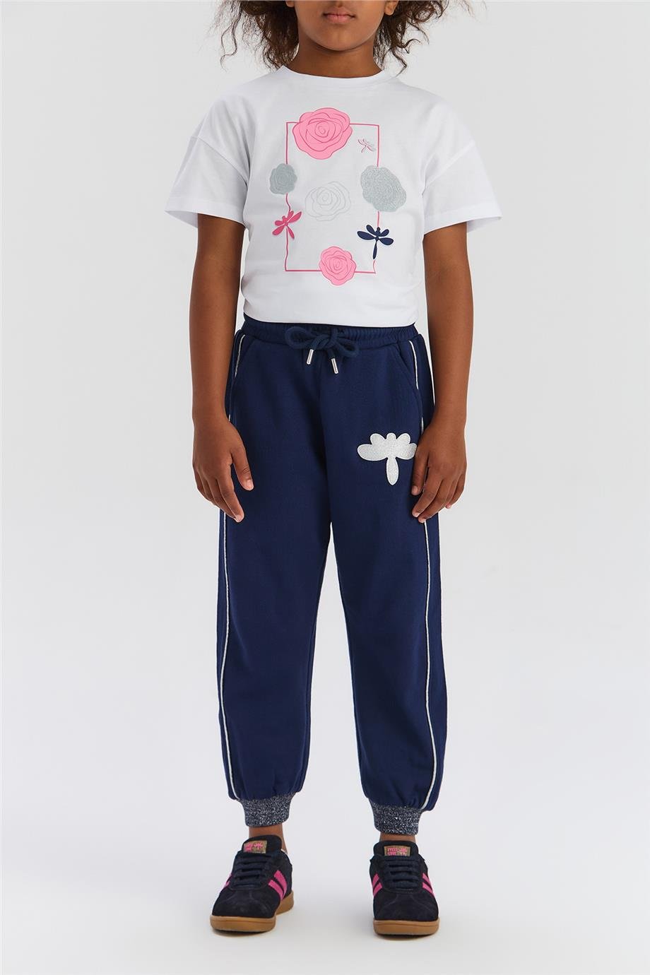 Tyess Kız Çocuk Lacivert Eşofman AltıTyess Kız Çocuk Lacivert Eşofman Altı