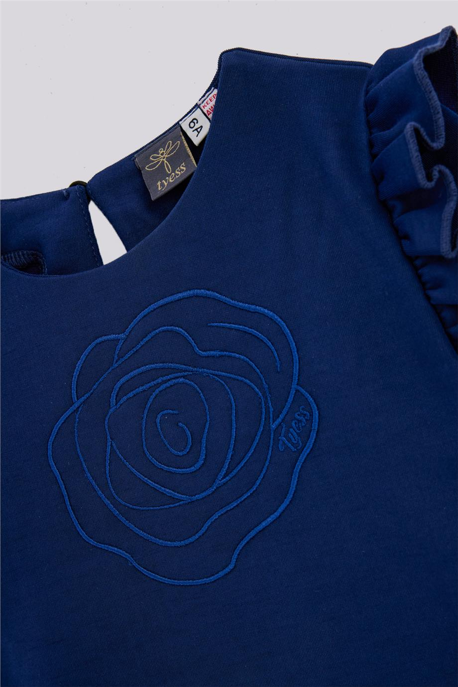 Tyess Kız Çocuk Lacivert TshirtTyess Kız Çocuk Lacivert Tshirt