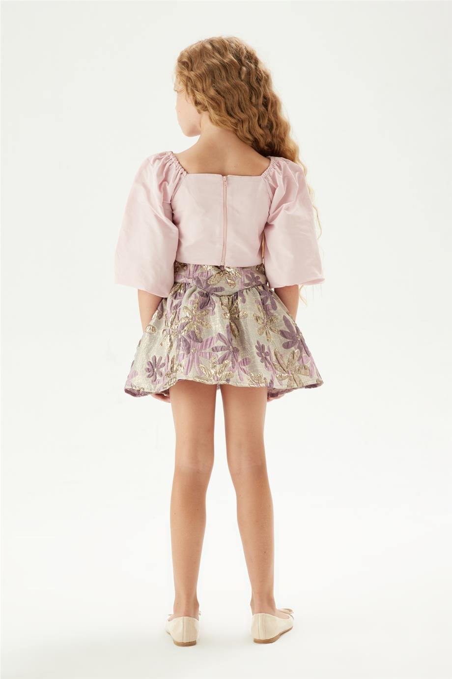 Tyess Kız Çocuk Lila Bluz