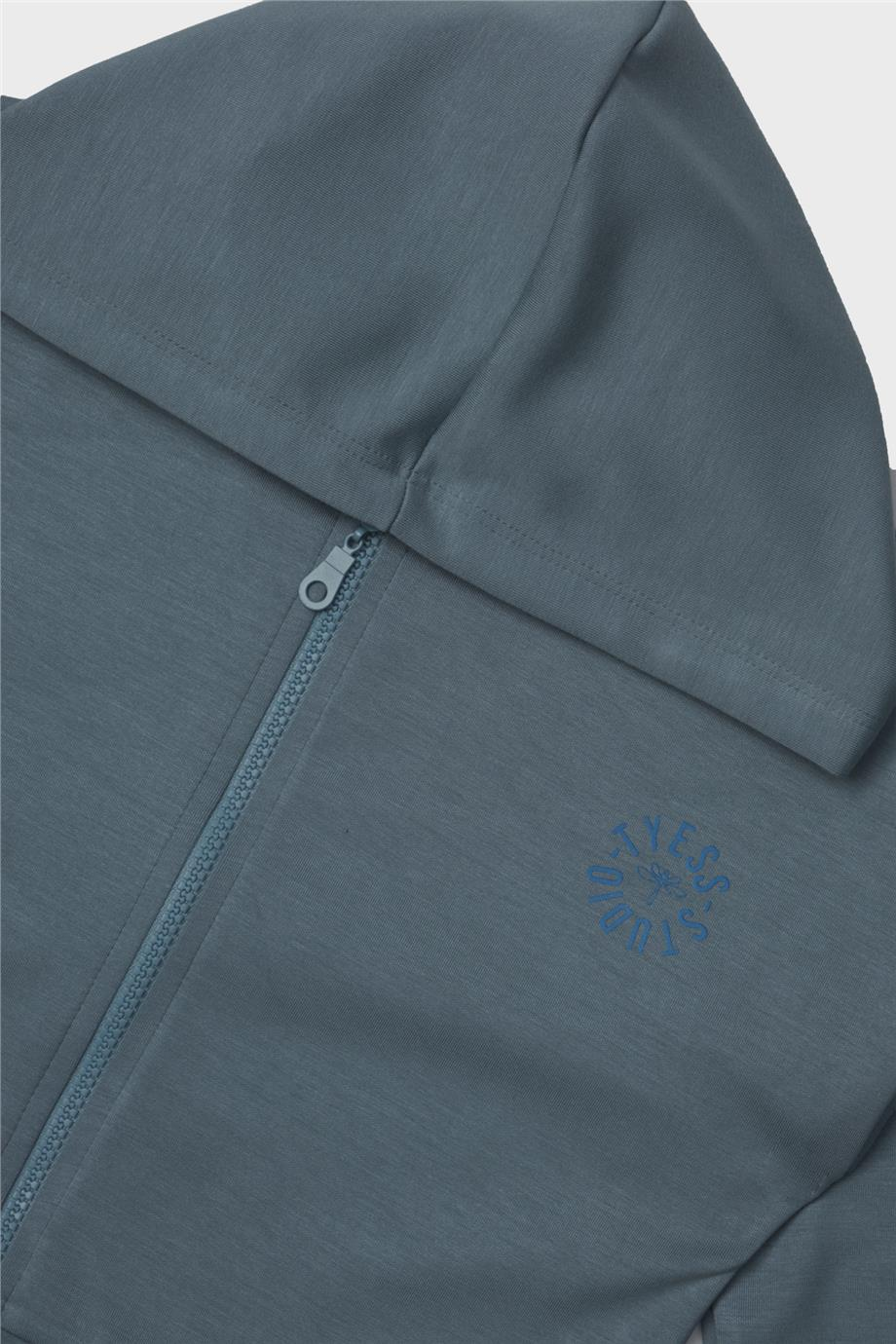 Tyess Kız Çocuk Mavi Eşofman Üstü